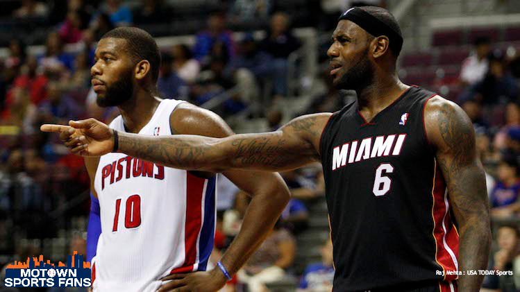 Lebron James Detroit Pistons Greg Monroe