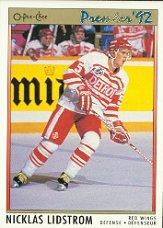 Nicklas Lidstrom 91 92 OPC Premier RC