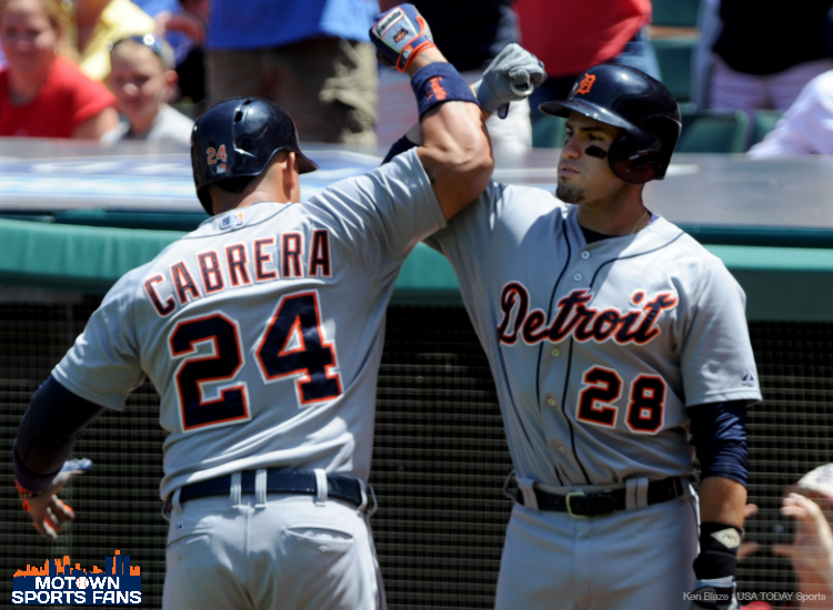 tigers back on track sweep cleveland 2014